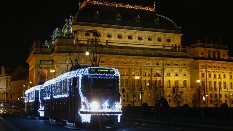 Advent v Praze: MHD bude jezdit častěji, změny se týkají především tramvají