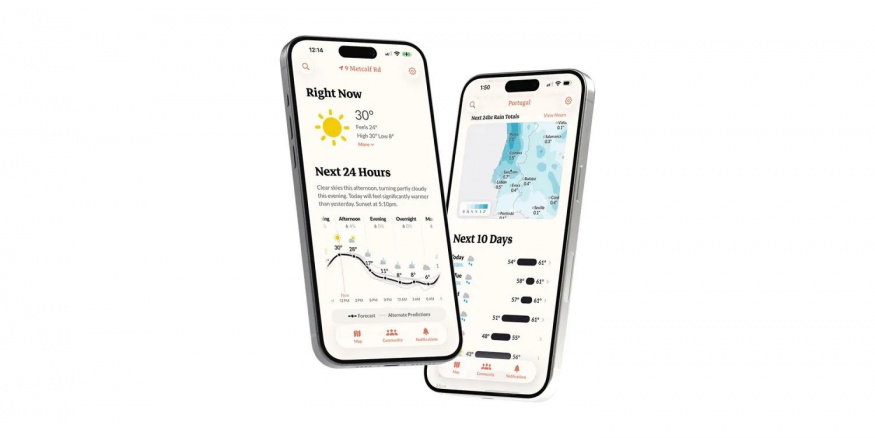 Oblíbené počasí se vrací v nové podobě. Acme Weather chce být lepším nástupcem Dark Sky