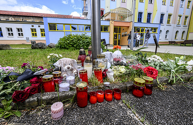 Studentka nepřežila nehodu na cyklokurzu, lidé nosí ke škole svíčky i plyšáky
